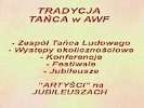 0.0 Tradycja Tańca w AWF